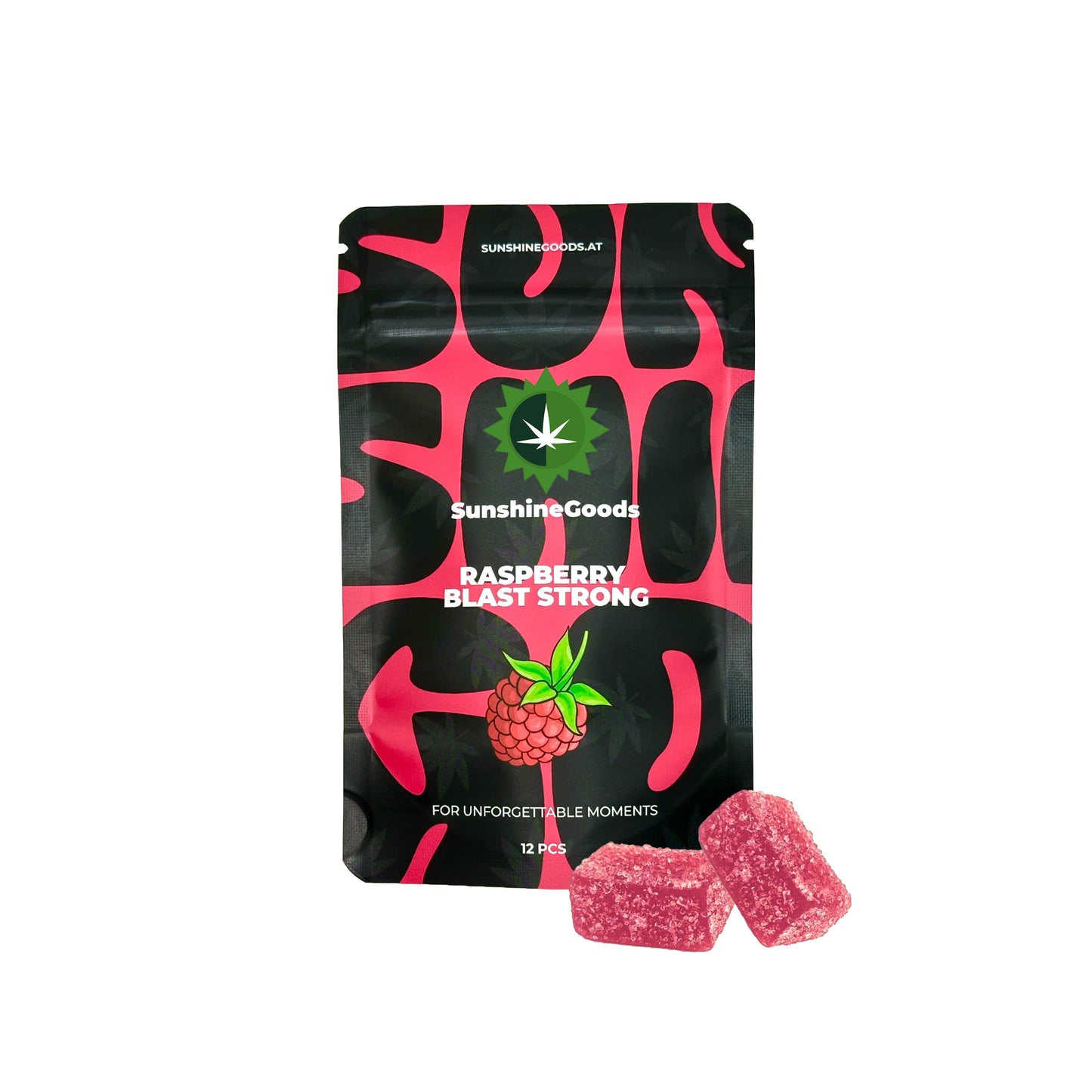 Hemp Pebbles Strong Raspberry