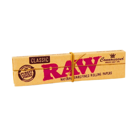 RAW Kingsize Slim 32 Papers + Tips